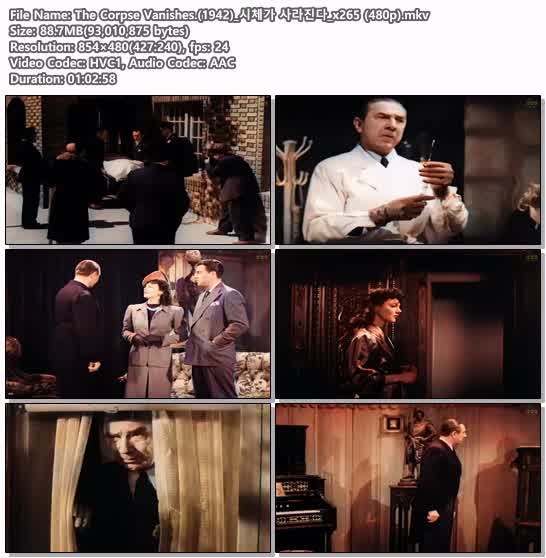 The Corpse Vanishes.(1942)_시체가 사라진다_x265 (480p)