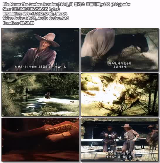 The Lawless Frontier.(1934)_더 롤리스 프론티어_x265 (480p)