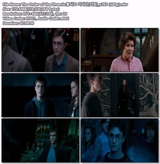 The Order of the Phoenix.불사조 기사단(더빙)_x265 (480p)
