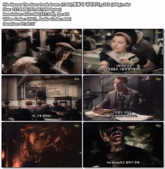 The Stars Look Down (1940).별들이 내려온다_x265 (480p)