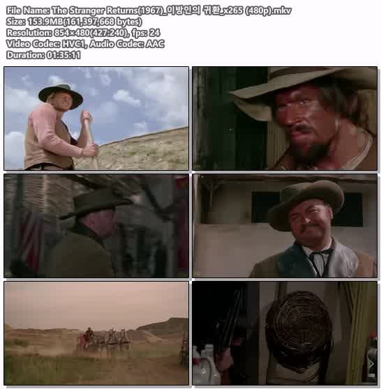The Stranger Returns(1967)_이방인의 귀환_x265 (480p)