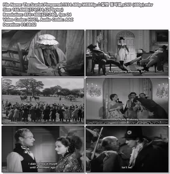 The.Scarlet.Pimpernel.1934.480p.WEBRip.스칼렛 핌퍼넬_x265 (480p)