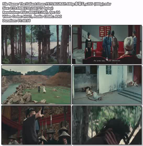 The.Valiant.Ones.1975.BLURAY.480p.충렬도_x265 (480p)