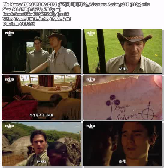 TREASURE RAIDERS (트레저 레이더스)_Adventure Action_x265 (480p)