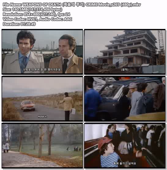 WEAPONS OF DEATH (죽음의 무기) CRIME Movie_x265 (480p)