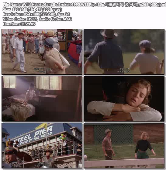 Wild.Hearts.Cant.Be.Broken.1990.WEBRip.480p.아틀란틱의 꿈(자막..