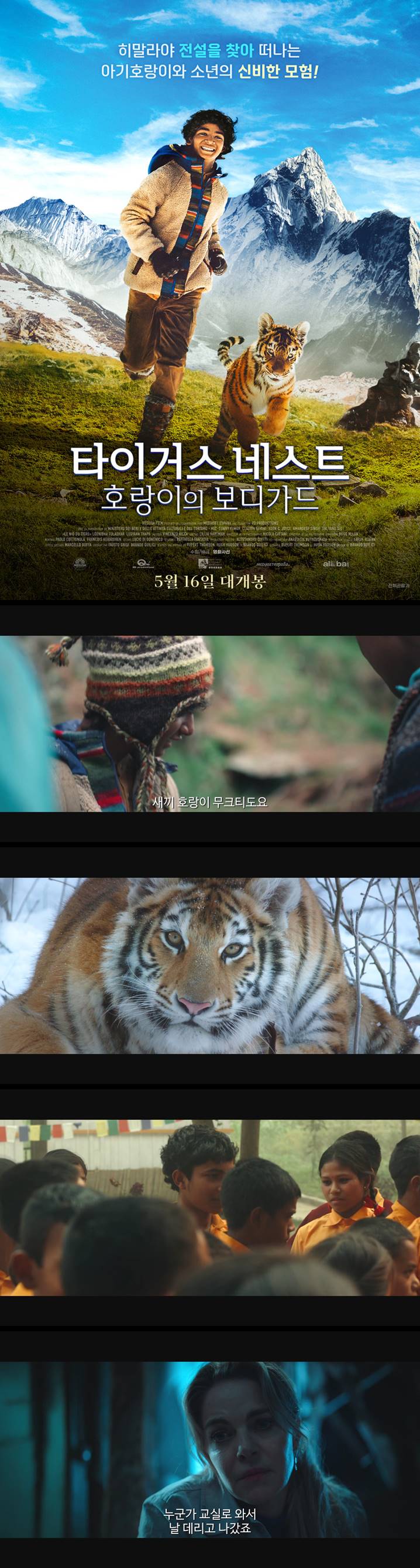 [타이거스 네스트 호랑이의 보디가드] 아기 호랑이와 소년의 신비..