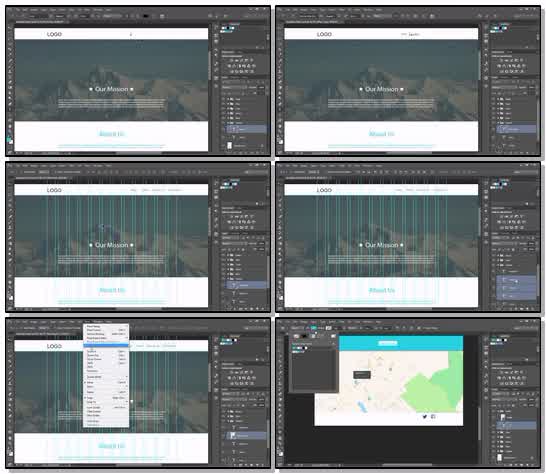 웹을 위한 포토샵 CC 강좌 02. Wireframing in Photoshop - 0313_F..