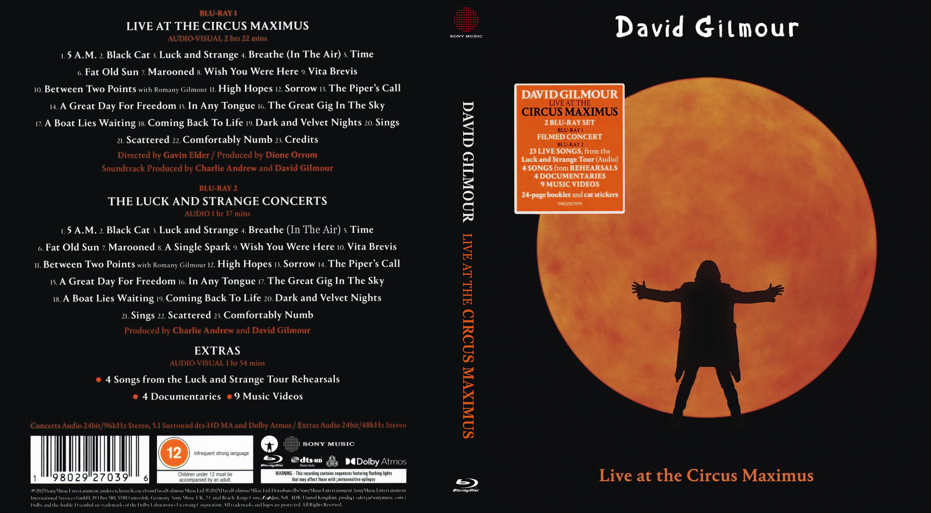 David Gilmour [2025 Live At Circus Maximus (2BluRayAudio)] (FL..