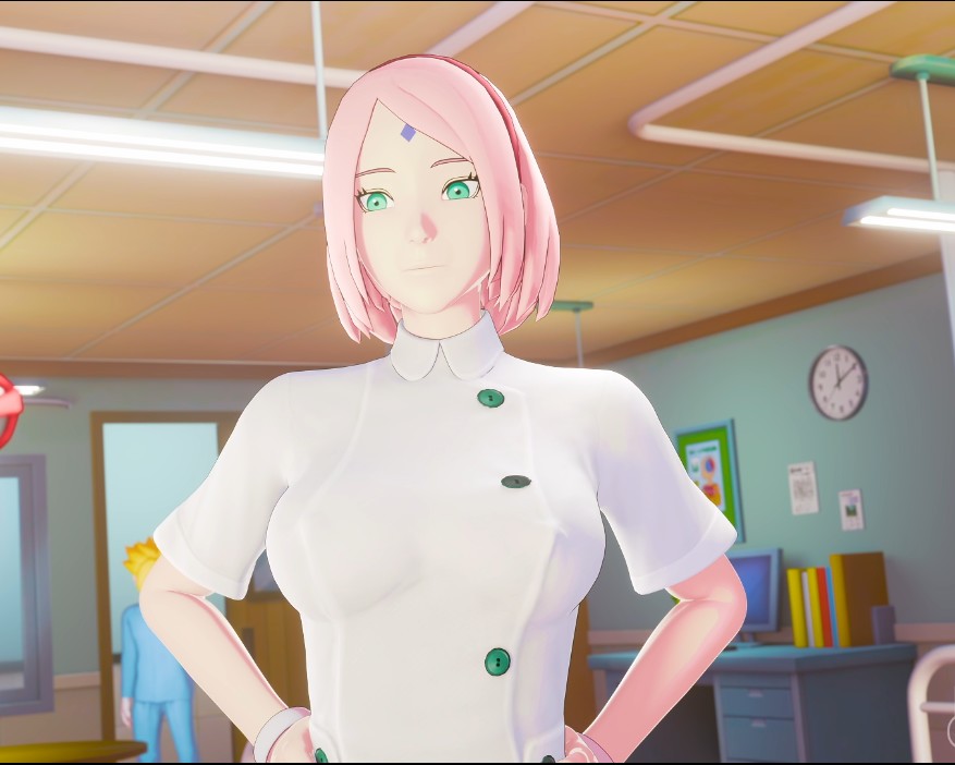 [가림x] 사쿠라의 병원에 입원하면