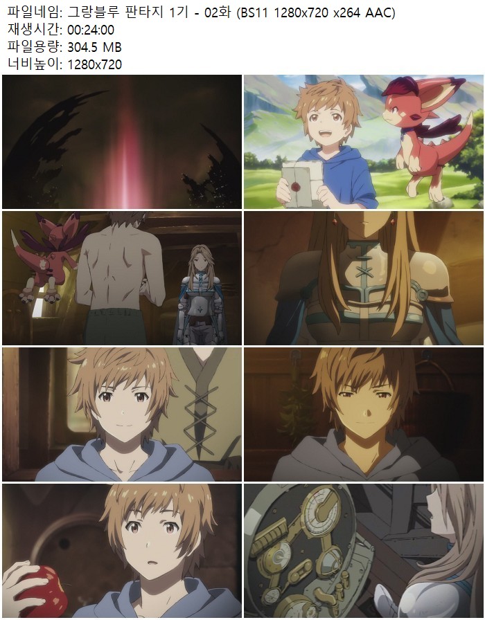 그랑블루 판타지 1기 - 02화 (BS11 1280x720 x264 AAC)