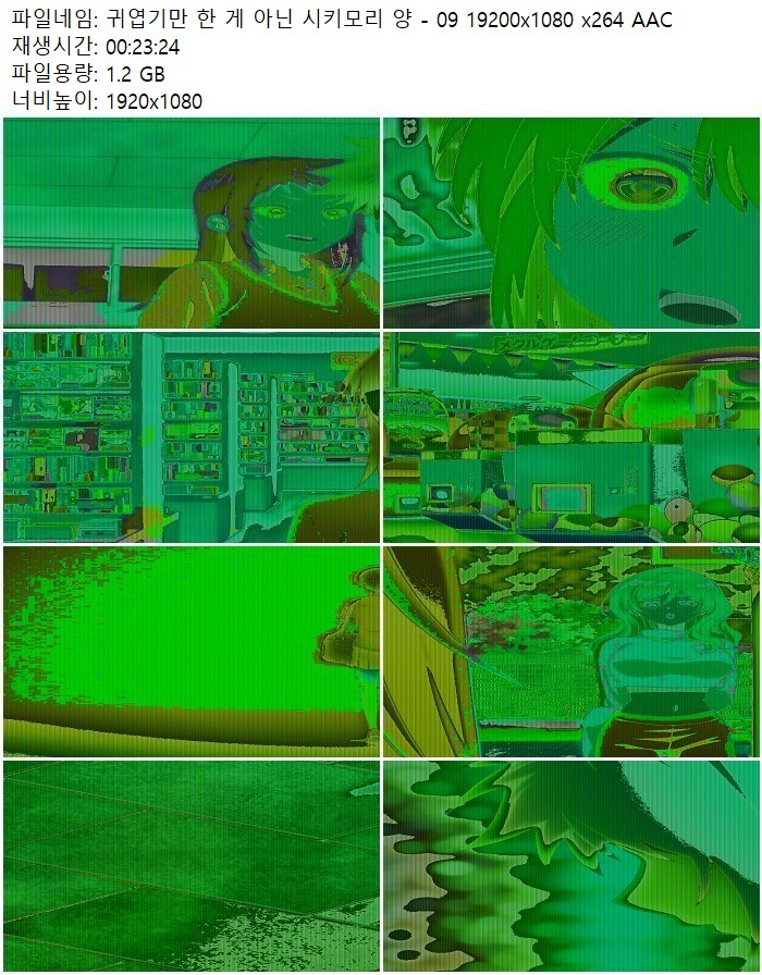 귀엽기만 한 게 아닌 시키모리 양 - 09 19200x1080 x264 AAC