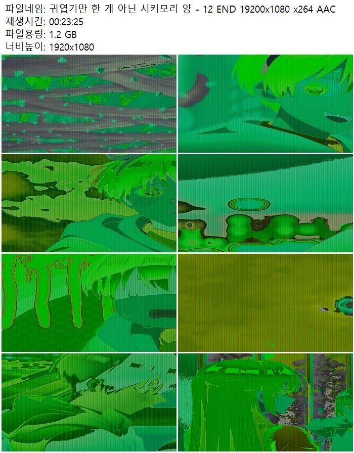 귀엽기만 한 게 아닌 시키모리 양 - 12 END 19200x1080 x264 AAC