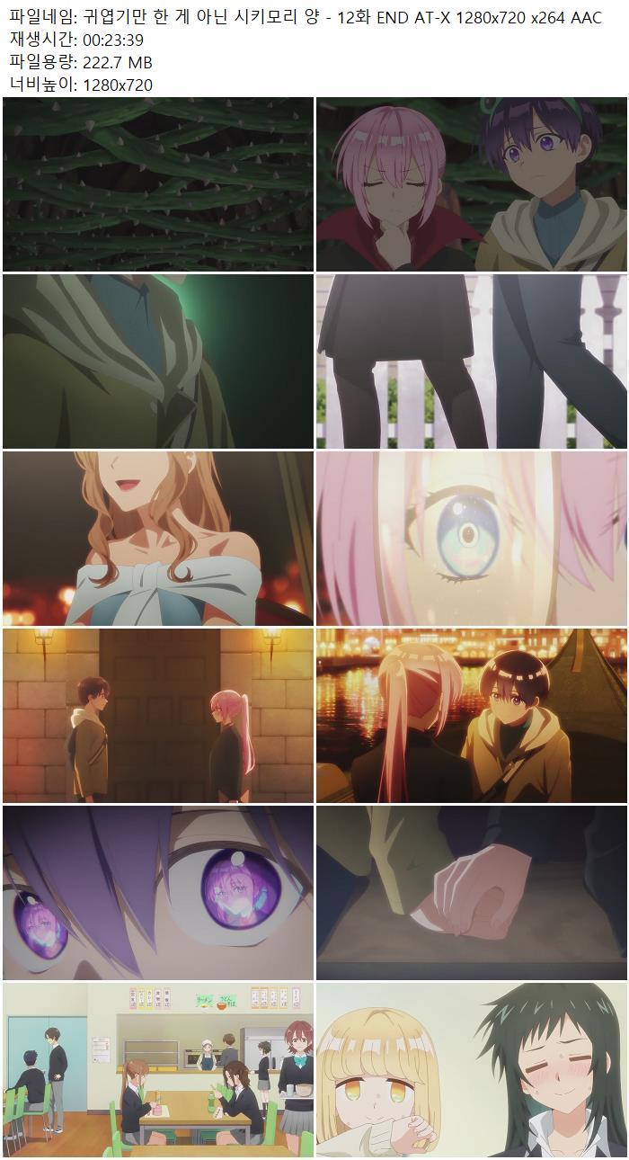 귀엽기만 한 게 아닌 시키모리 양 - 12화 END AT-X 1280x720 x264 ..