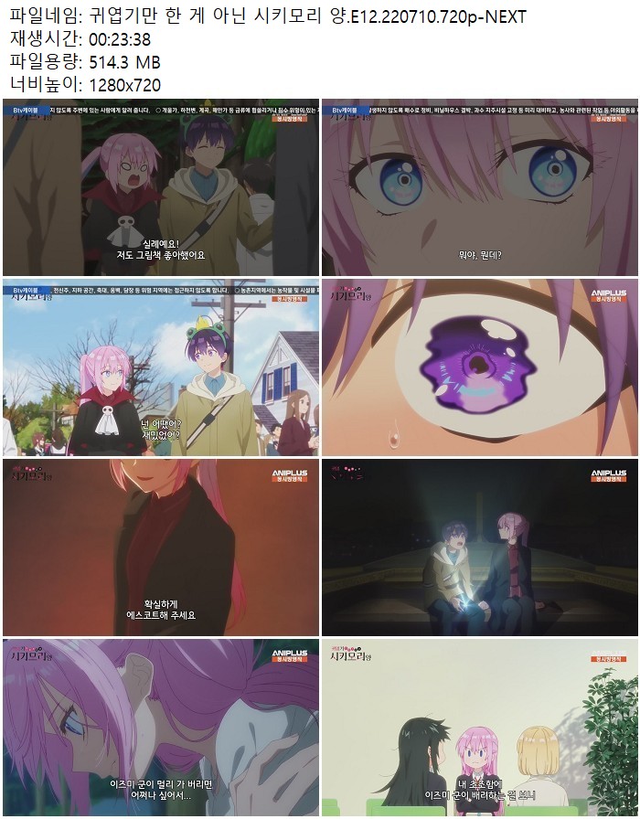 귀엽기만 한 게 아닌 시키모리 양.E12.220710.720p-NEXT