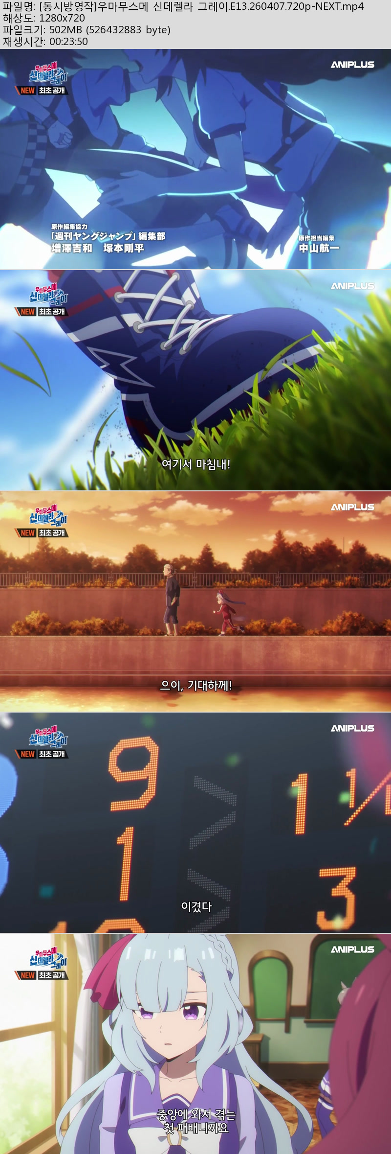 [동시방영작]우마무스메 신데렐라 그레이.E13.260407.720p-NEXT