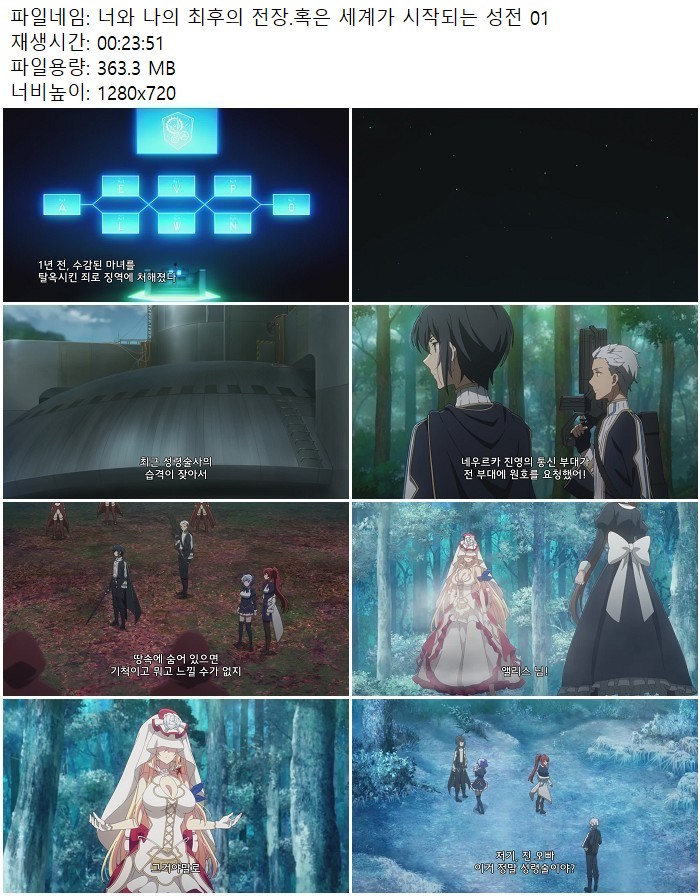 너와 나의 최후의 전장.혹은 세계가 시작되는 성전 01