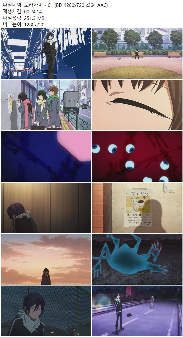 노라가미 - 01 (BD 1280x720 x264 AAC)