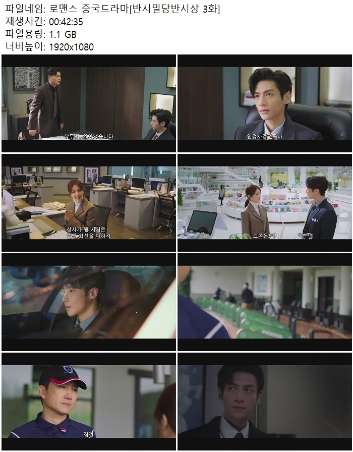 로맨스 중국드라마[반시밀당반시상 3화]