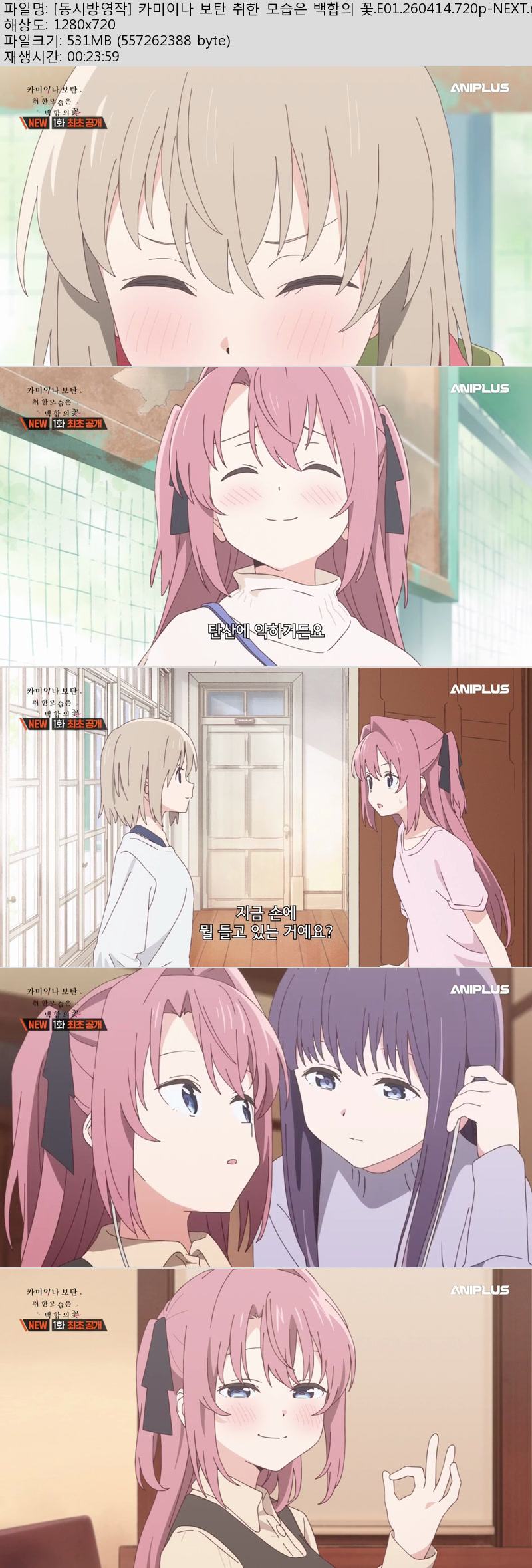 [동시방영작] 카미이나 보탄 취한 모습은 백합의 꽃.E01.260414.72..