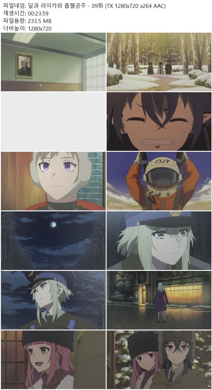 달과 라이카와 흡혈공주 - 09화 (TX 1280x720 x264 AAC)