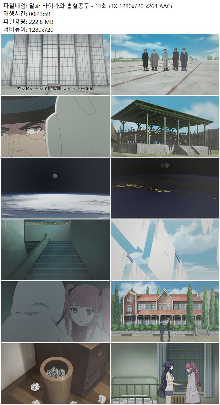 달과 라이카와 흡혈공주 - 11화 (TX 1280x720 x264 AAC)