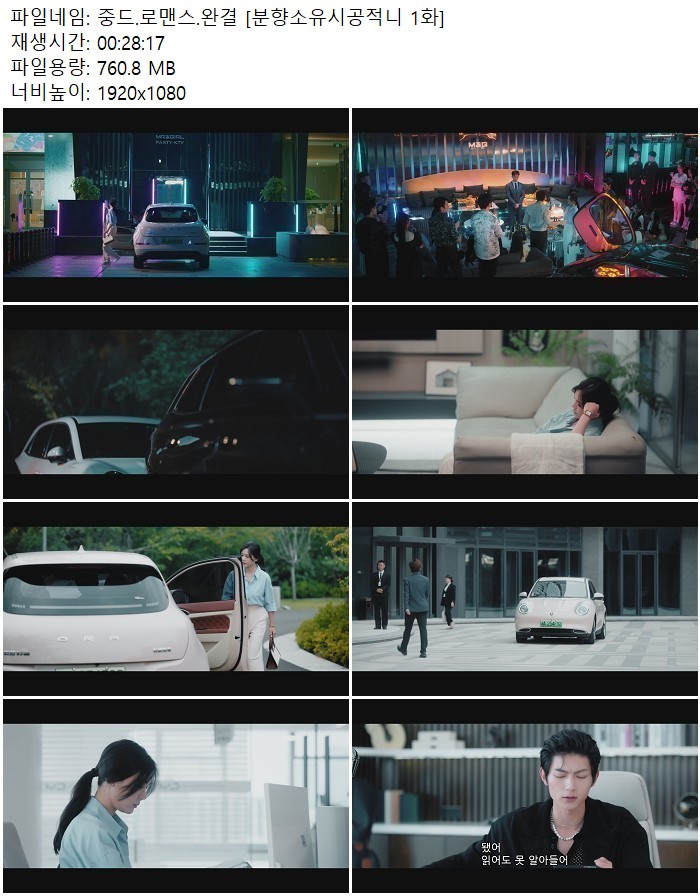 중드.로맨스.완결 [분향소유시공적니 1화]