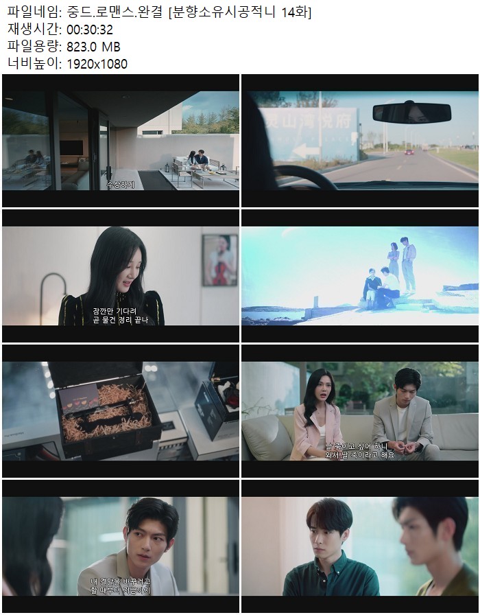 중드.로맨스.완결 [분향소유시공적니 14화]