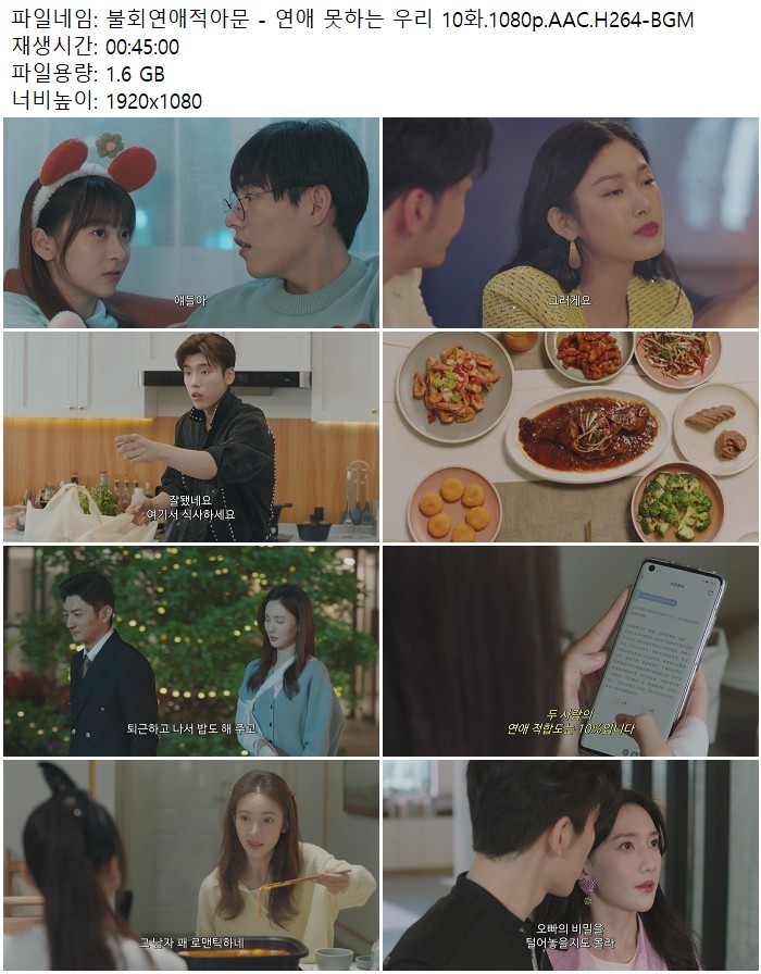 불회연애적아문 - 연애 못하는 우리 10화.1080p.AAC.H264-BGM