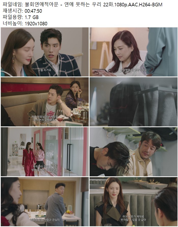 불회연애적아문 - 연애 못하는 우리 22화.1080p.AAC.H264-BGM