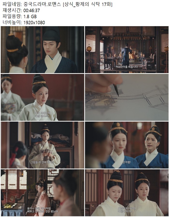 중국드라마.로맨스 [상식_황제의 식탁 17화]