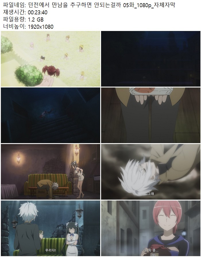 던전에서 만남을 추구하면 안되는걸까 05화_1080p_자체자막
