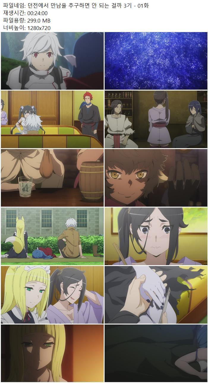 던전에서 만남을 추구하면 안 되는 걸까 3기 - 01화
