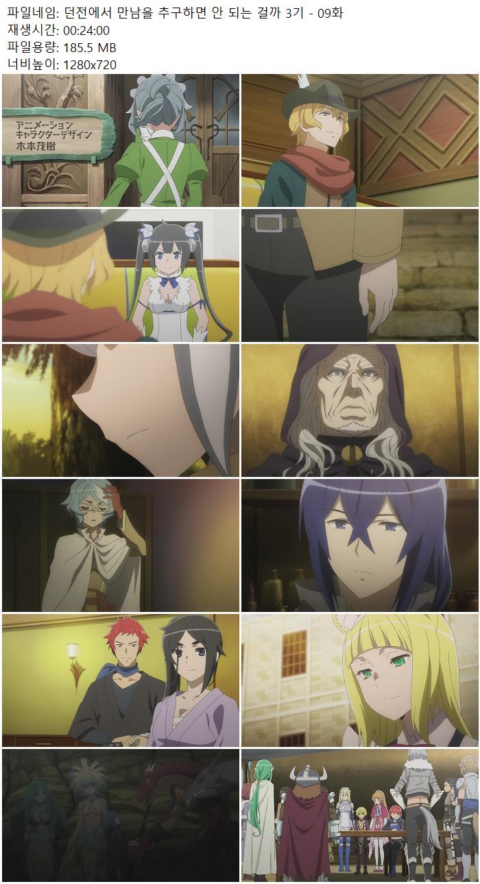 던전에서 만남을 추구하면 안 되는 걸까 3기 - 09화