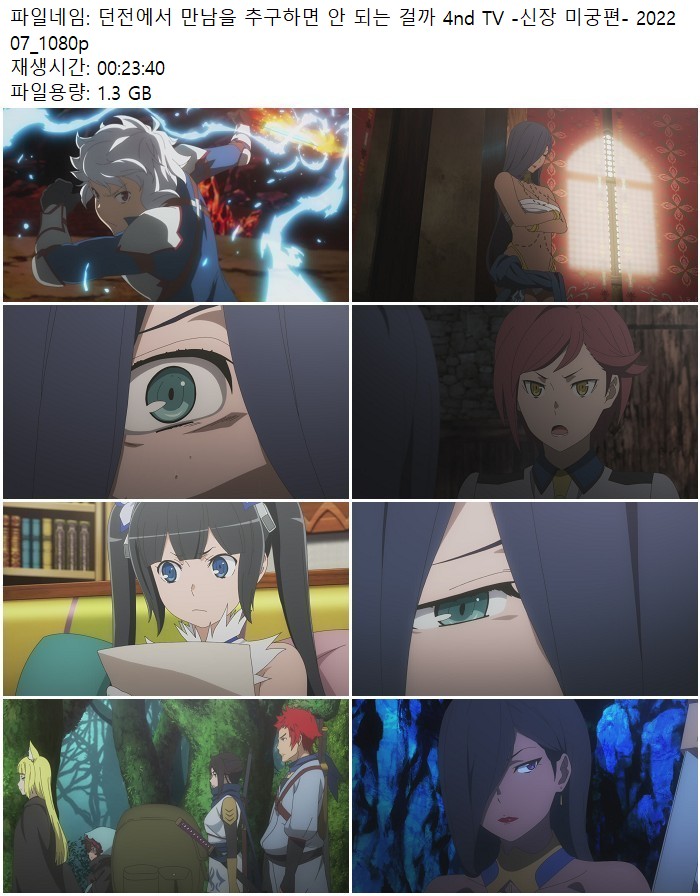 던전에서 만남을 추구하면 안 되는 걸까 4nd TV -신장 미궁편- 202..