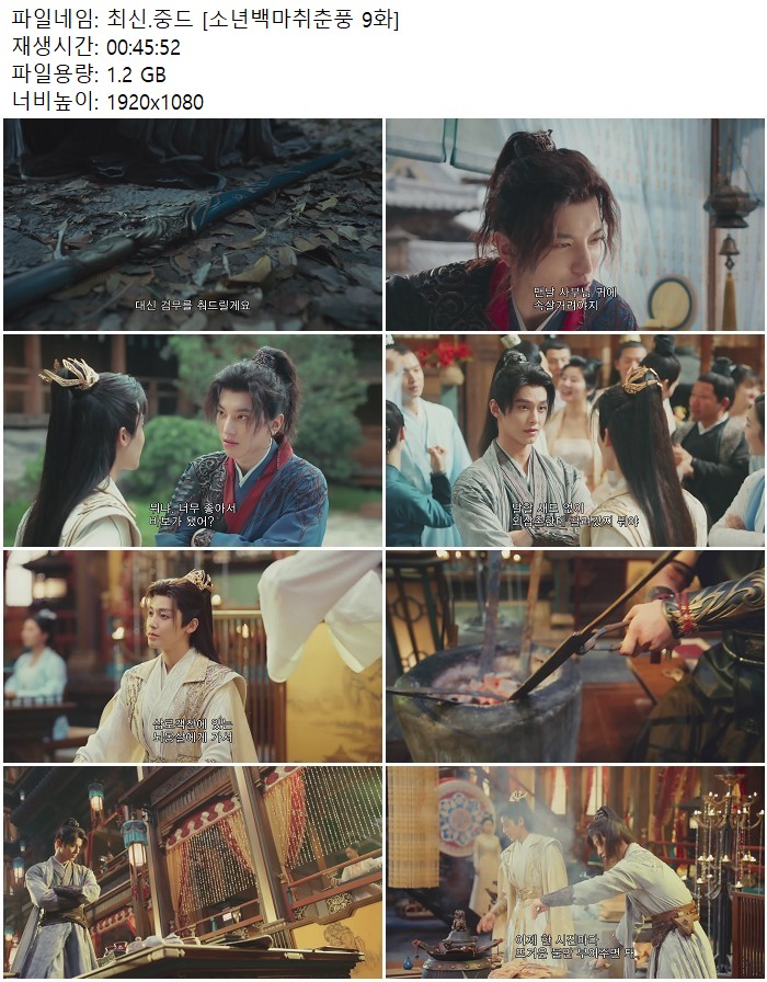 최신.중드 [소년백마취춘풍 9화]