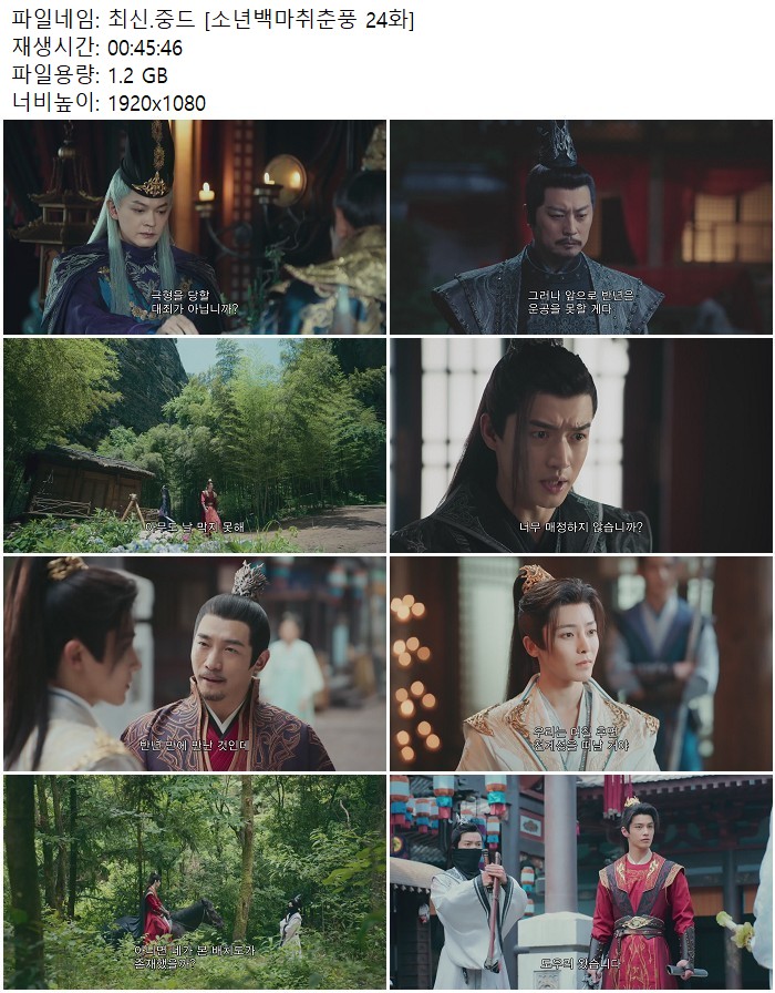 최신.중드 [소년백마취춘풍 24화]