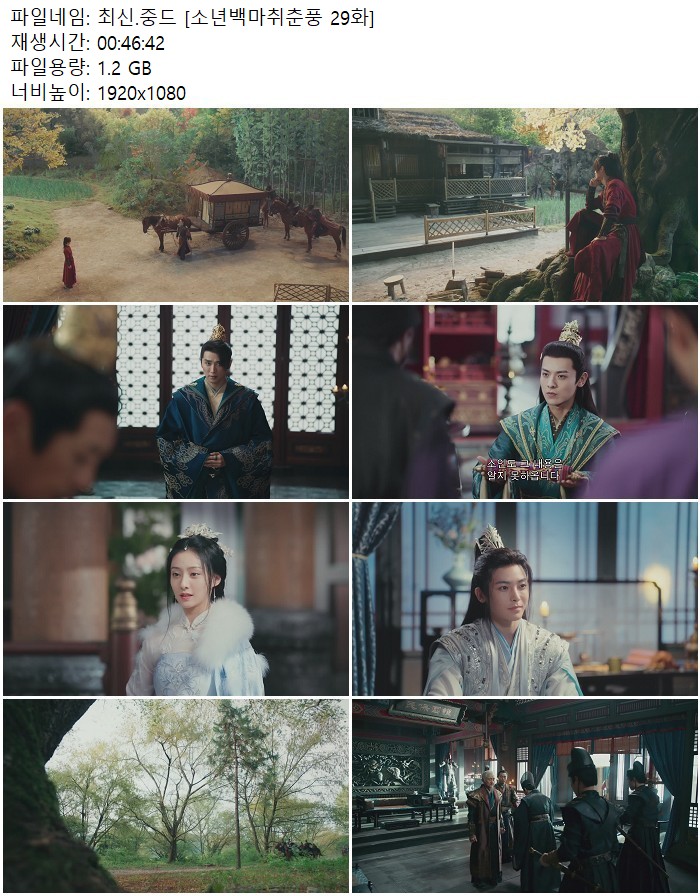 최신.중드 [소년백마취춘풍 29화]