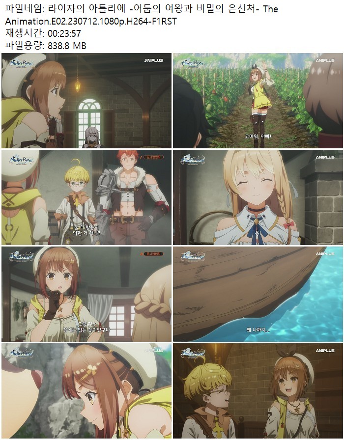 라이자의 아틀리에 -어둠의 여왕과 비밀의 은신처- The Animation...