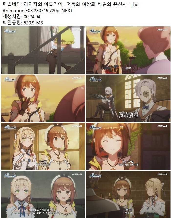 라이자의 아틀리에 -어둠의 여왕과 비밀의 은신처- The Animation...