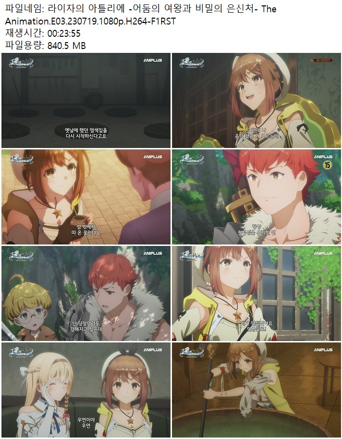 라이자의 아틀리에 -어둠의 여왕과 비밀의 은신처- The Animation...