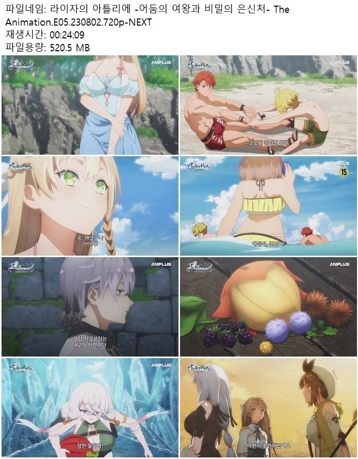 라이자의 아틀리에 -어둠의 여왕과 비밀의 은신처- The Animation...