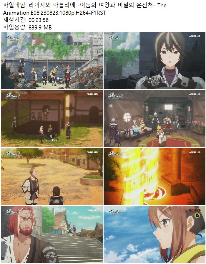 라이자의 아틀리에 -어둠의 여왕과 비밀의 은신처- The Animation...