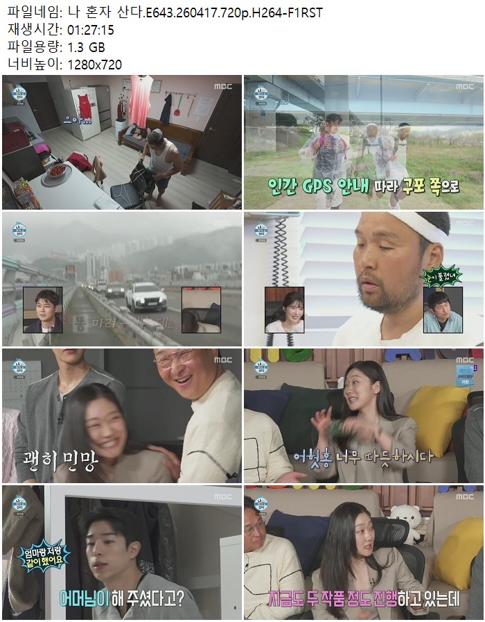 나 혼자 산다.E643.260417.720p.H264-F1RST
