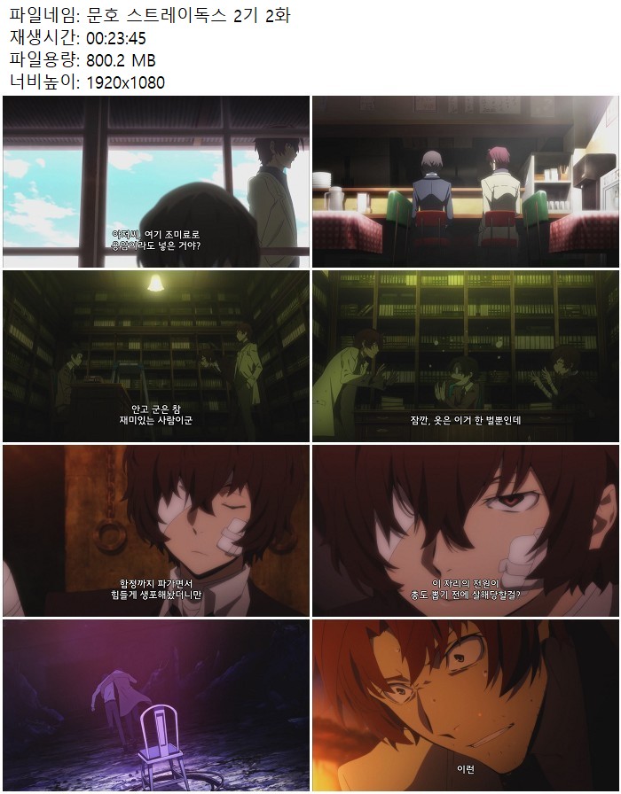 문호 스트레이독스 2기 2화