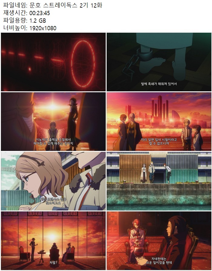 문호 스트레이독스 2기 12화