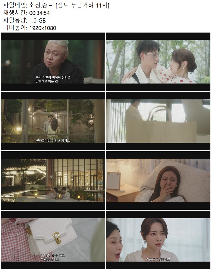 최신.중드 [심도 두근거려 11화]