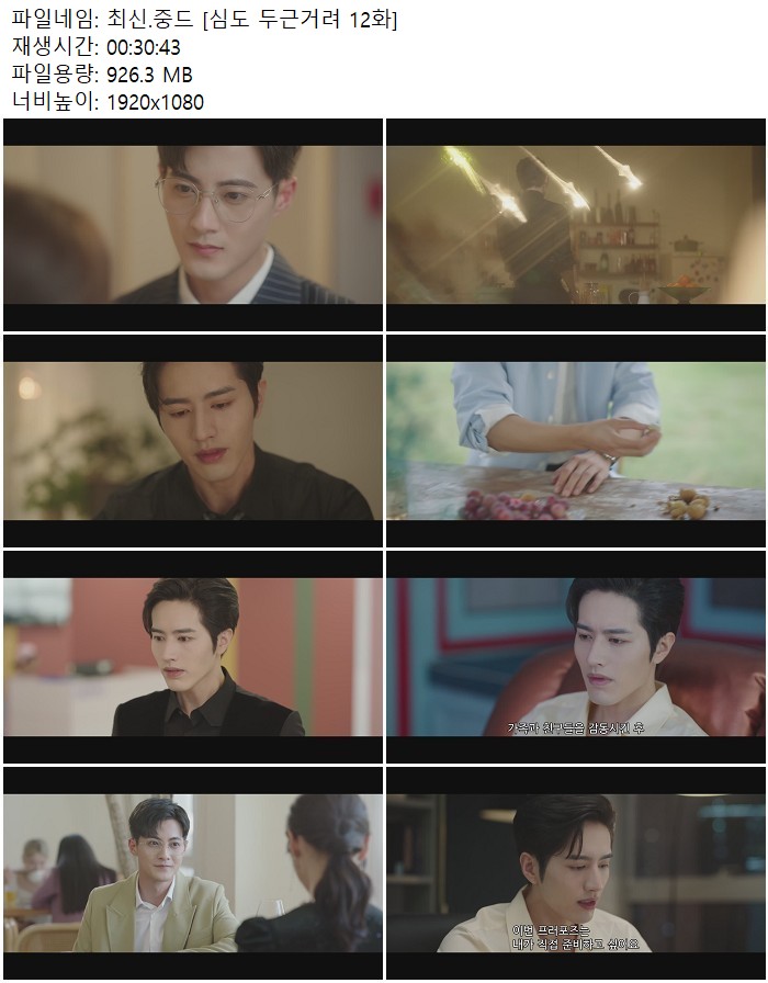 최신.중드 [심도 두근거려 12화]