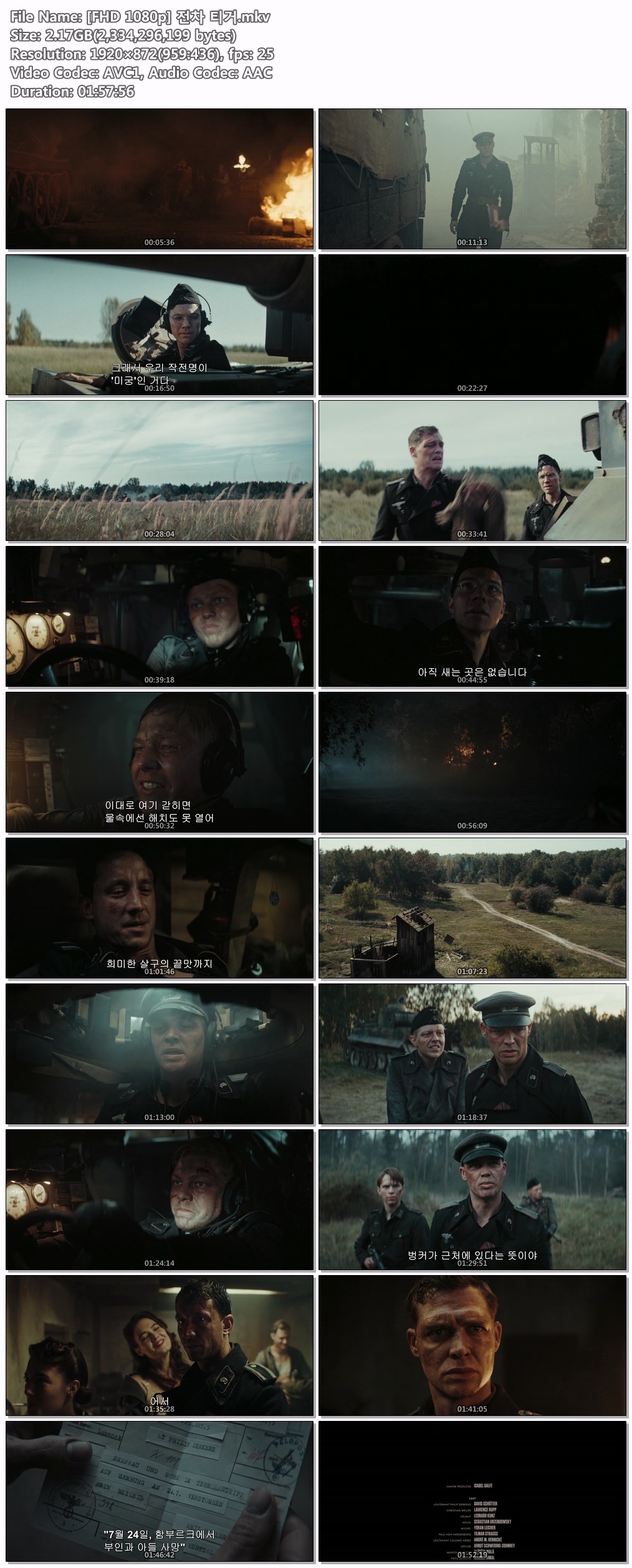 [FHD 1080p] 전차 티거