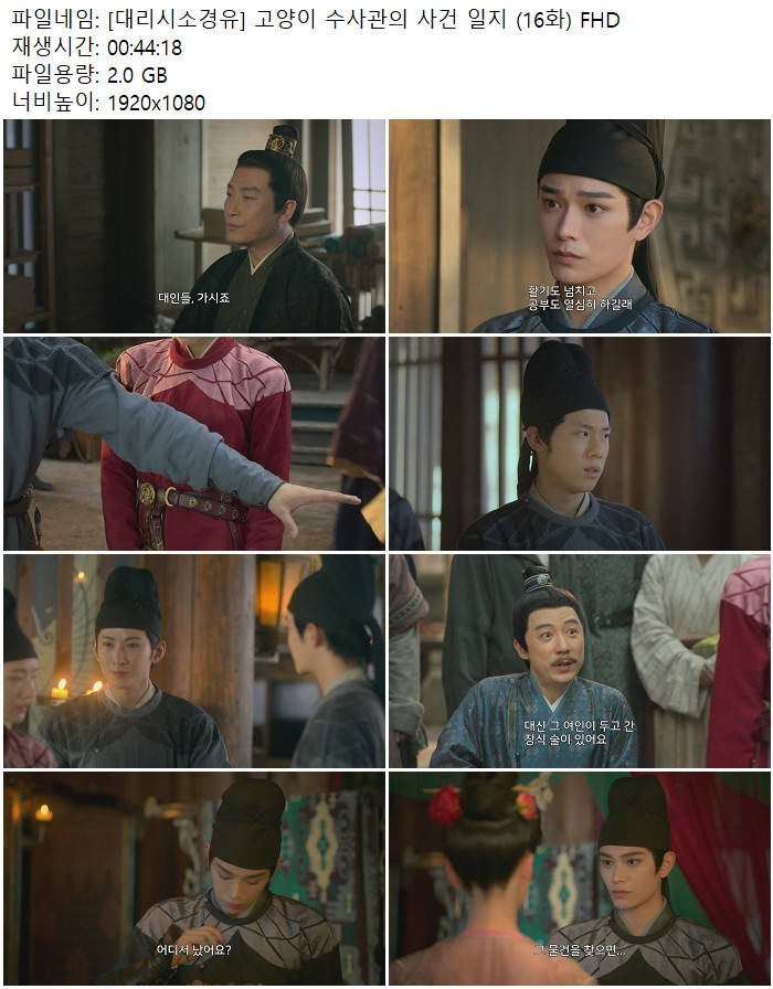[대리시소경유] 고양이 수사관의 사건 일지 (16화) FHD